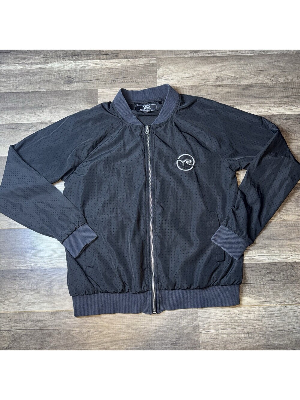 Young & Reckless Fusion Mesh Bomber Women Size Small Zip Up
